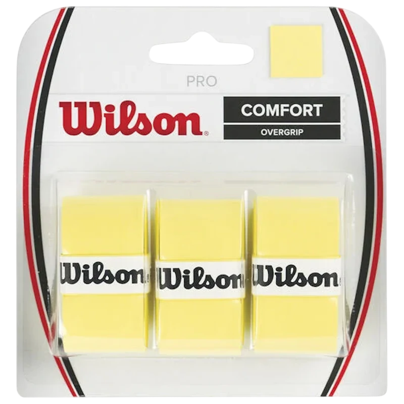 Pack 3 Overgrips Wilson Pro Comfort Amarillo