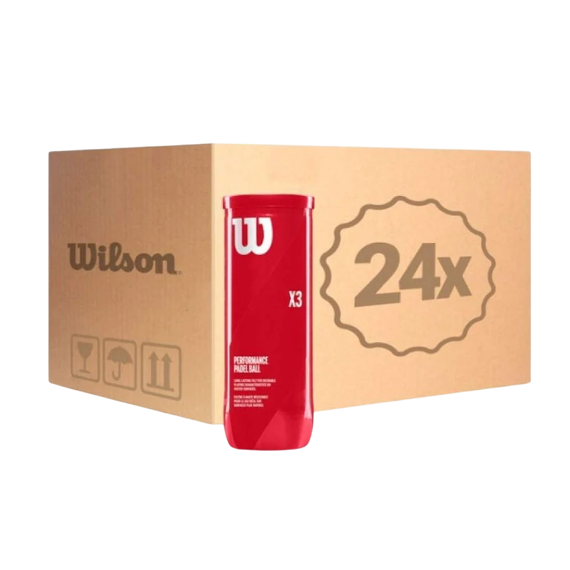 Cajón de Bolas Wilson Padel X3 24 Botes
