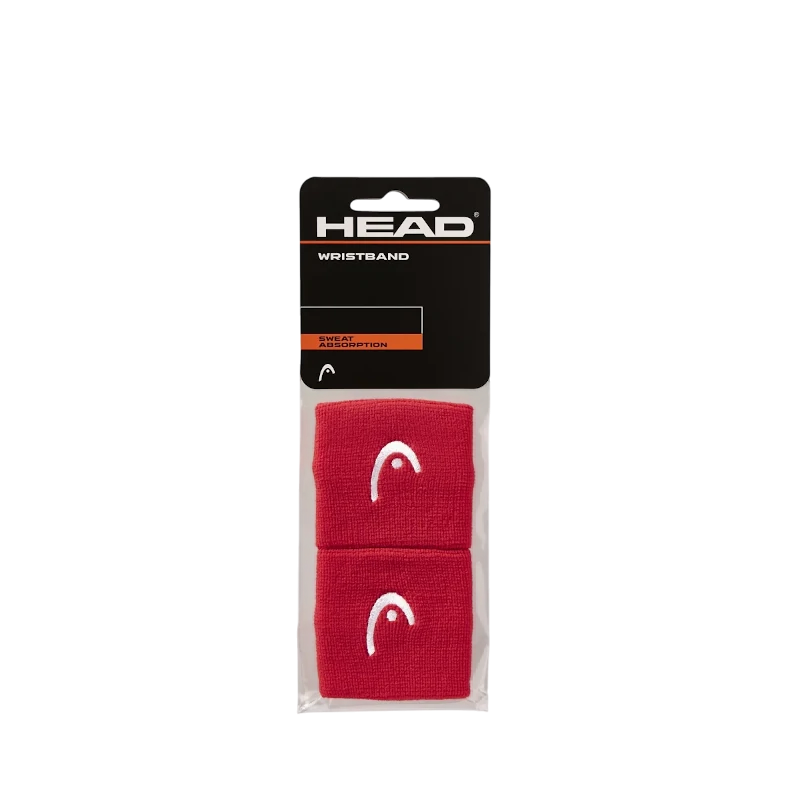 Muñequeras Head 2.5 Rojo 2025 2 unidades