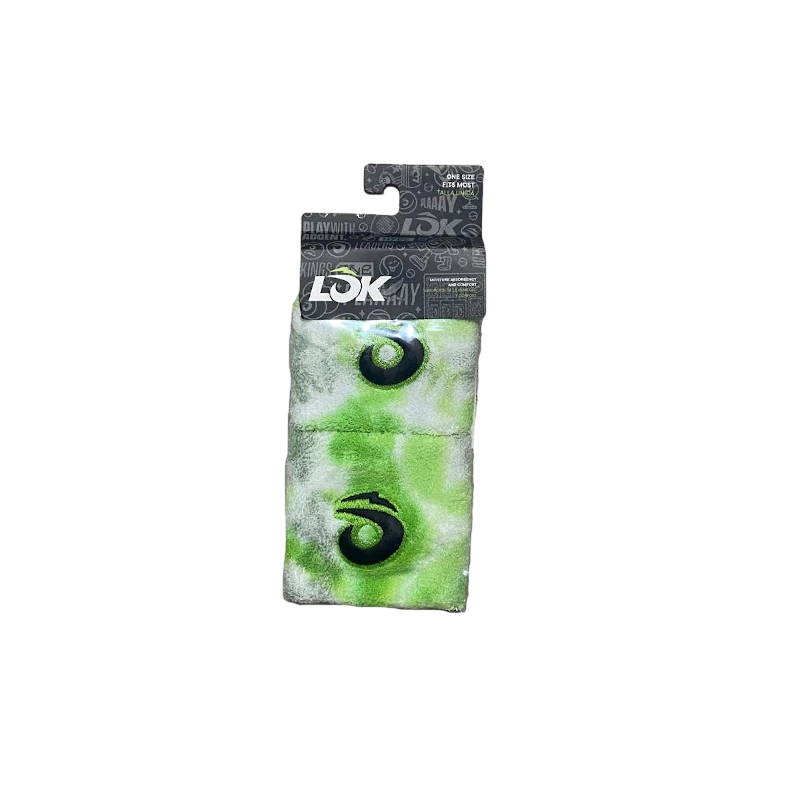 Muñequeras Lok Tyedye Verde 2 unidades
