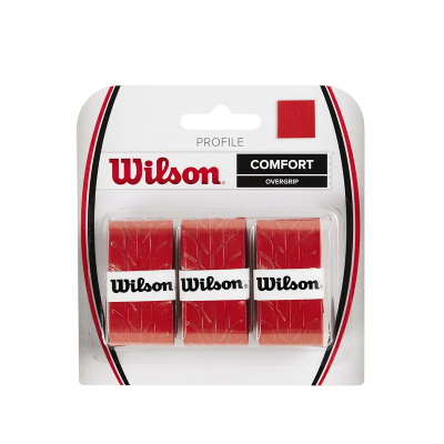 Pack 3 Overgrips Wilson Profile Comfort Rojo