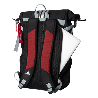 Mochila Adidas Multigame Negro/Rojo 3.4 Ale Galán 2025
