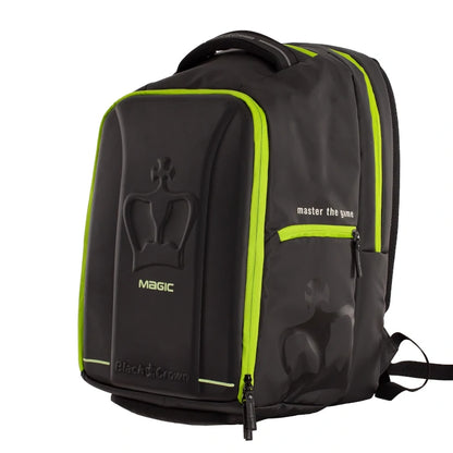 Mochila Black Crown Magic Negro/Amarillo Fluor 2025