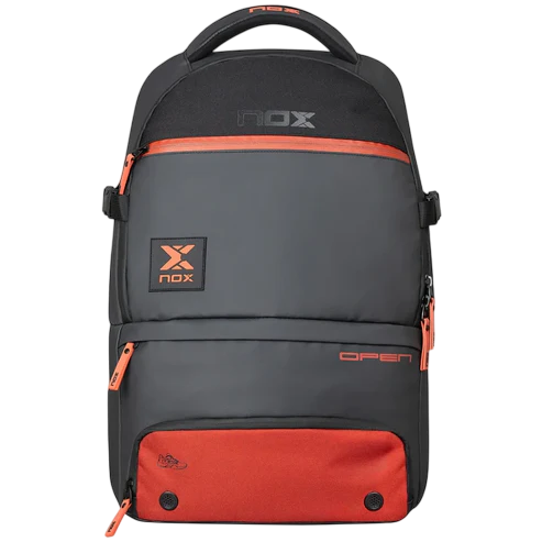Mochila Nox Luxury Open Series Negro/Rojo