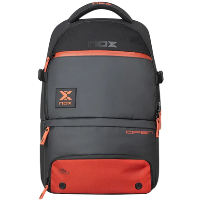 Mochila Nox Luxury Open Series Negro/Rojo