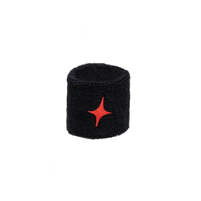 Muñequeras Starvie Negra Star Roja 2 unidades