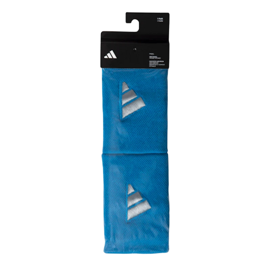 Muñequeras Adidas Azul/Gris 2 unidades
