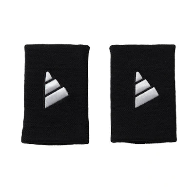 Muñequeras Adidas Negro/Blanco 2 unidades