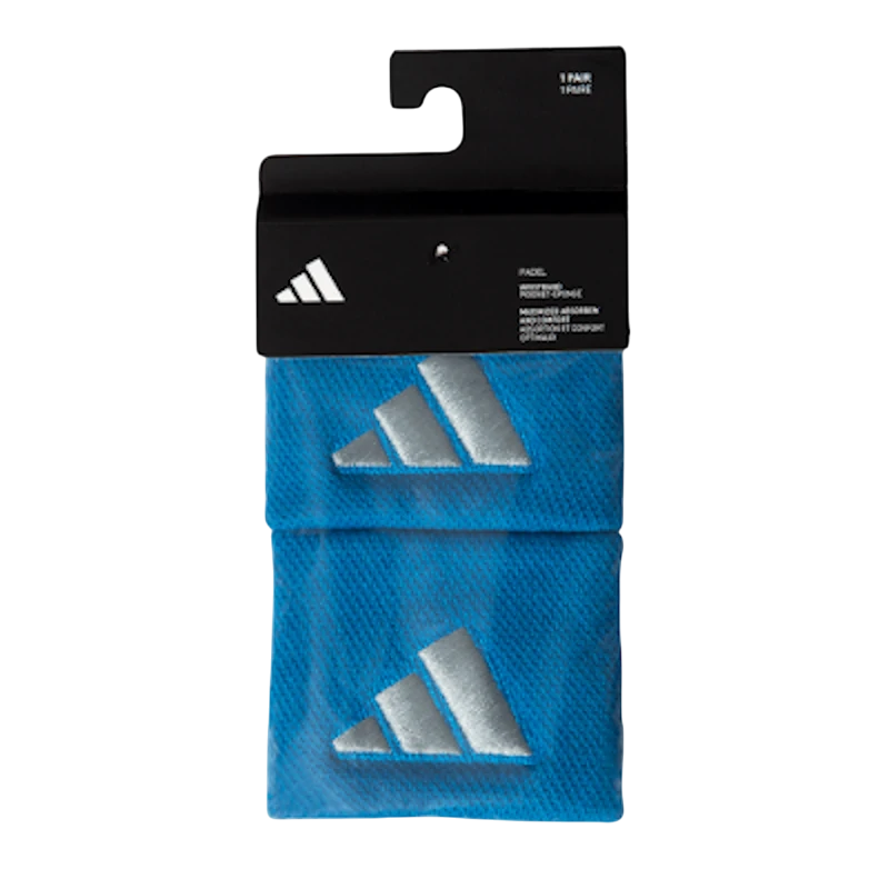Muñequeras Adidas Pequeñas Azul/Gris 2 unidades