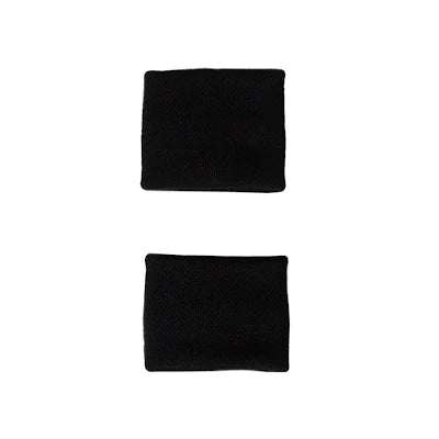 Muñequeras Adidas Pequeñas Negro/Blanco 2 unidades