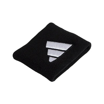 Muñequeras Adidas Pequeñas Negro/Blanco 2 unidades