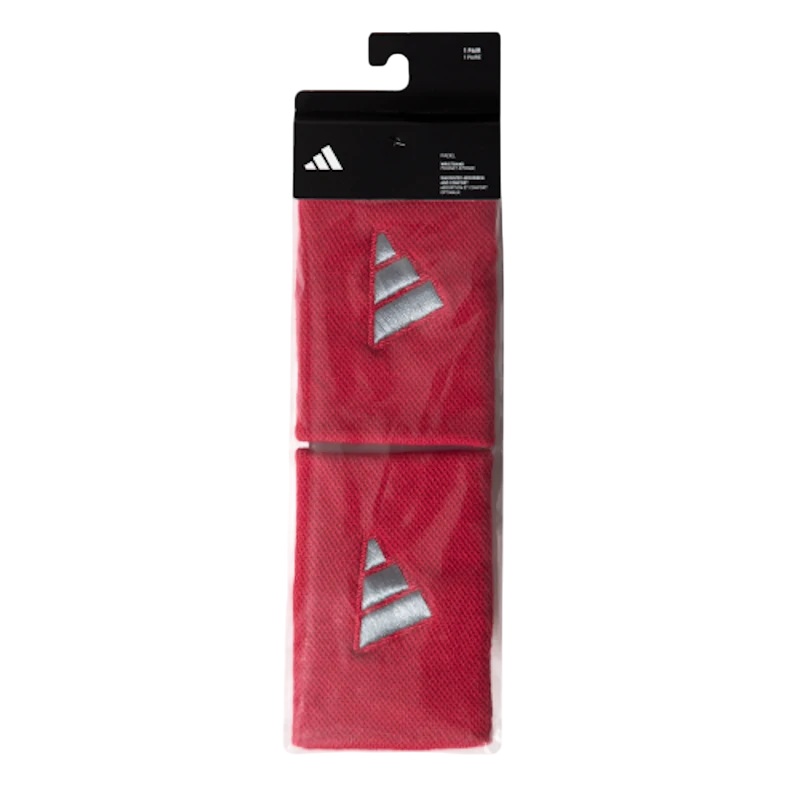 Muñequeras Adidas Rojo/Gris 2 unidades