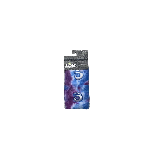 Muñequeras Lok Tyedye Azul 2 unidades