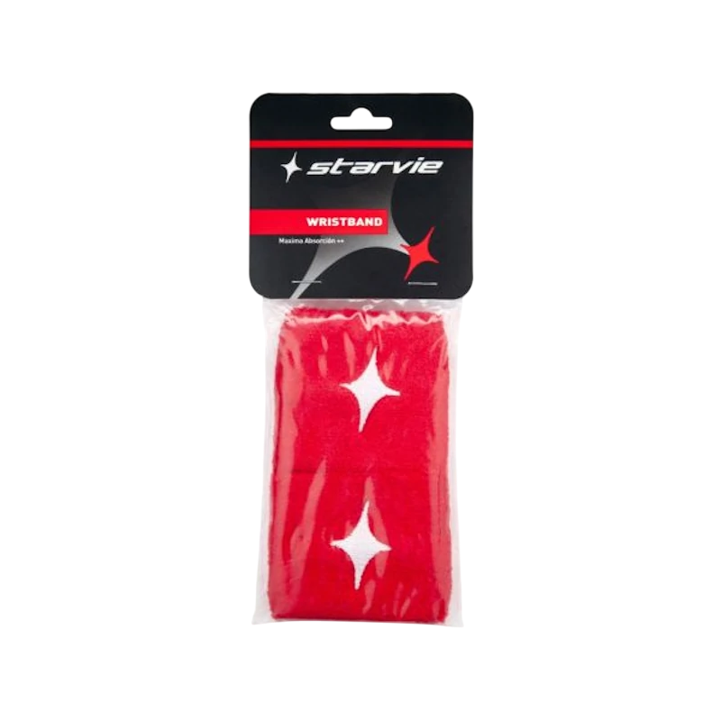 Muñequeras Starvie Rojas Star Blanca 2 unidades