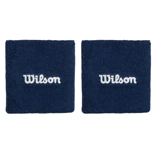 Muñequeras Wilson Azul Marino 2 unidades
