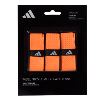 Pack 3 Overgrips Adidas Naranjas