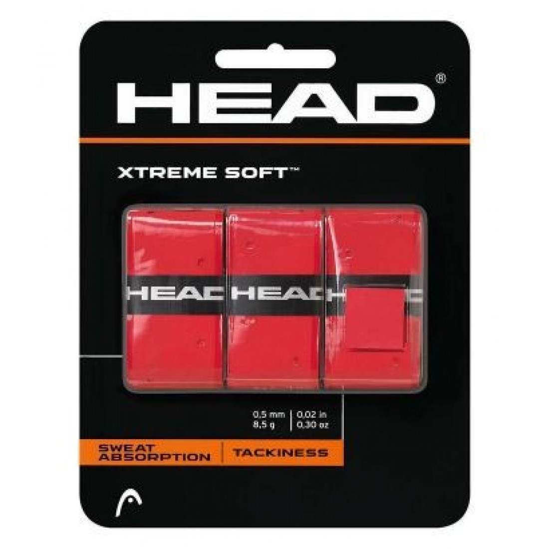 Pack 3 Overgrips Head Extreme Soft Rojo