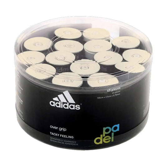 Cubo Overgrips Adidas Blancos 45 Unidades