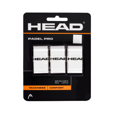 Pack 3 Overgrips Head Padel Pro Blanco