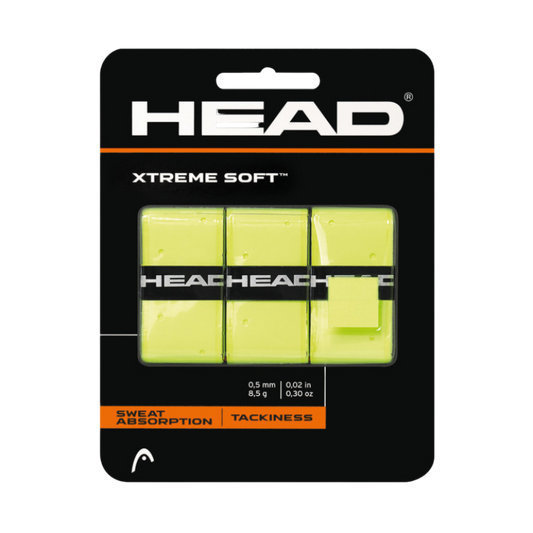 Pack 3 Overgrips Head Extreme Soft Amarillo